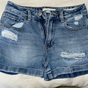 High waisted mom shorts